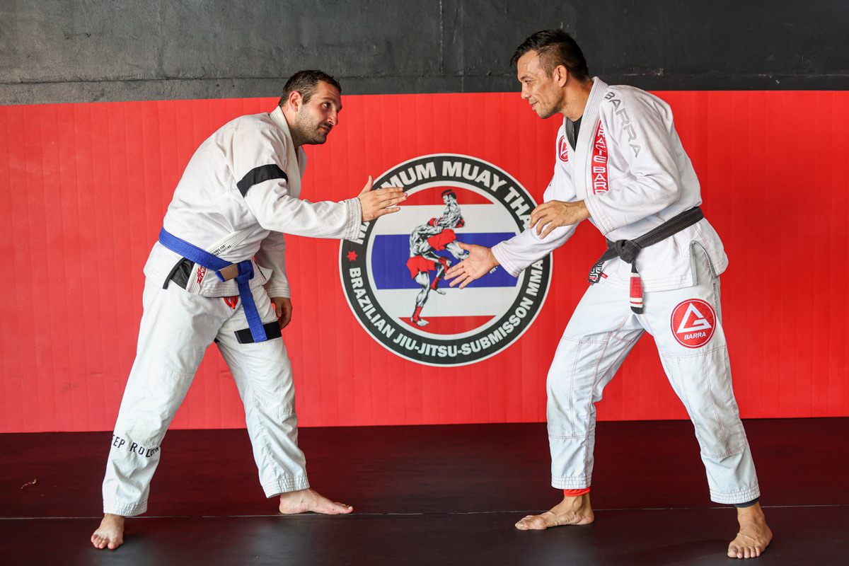 Brazilian Jiu jitsu training in Phuket - fitness training in phuket - maximum fitness paton beach