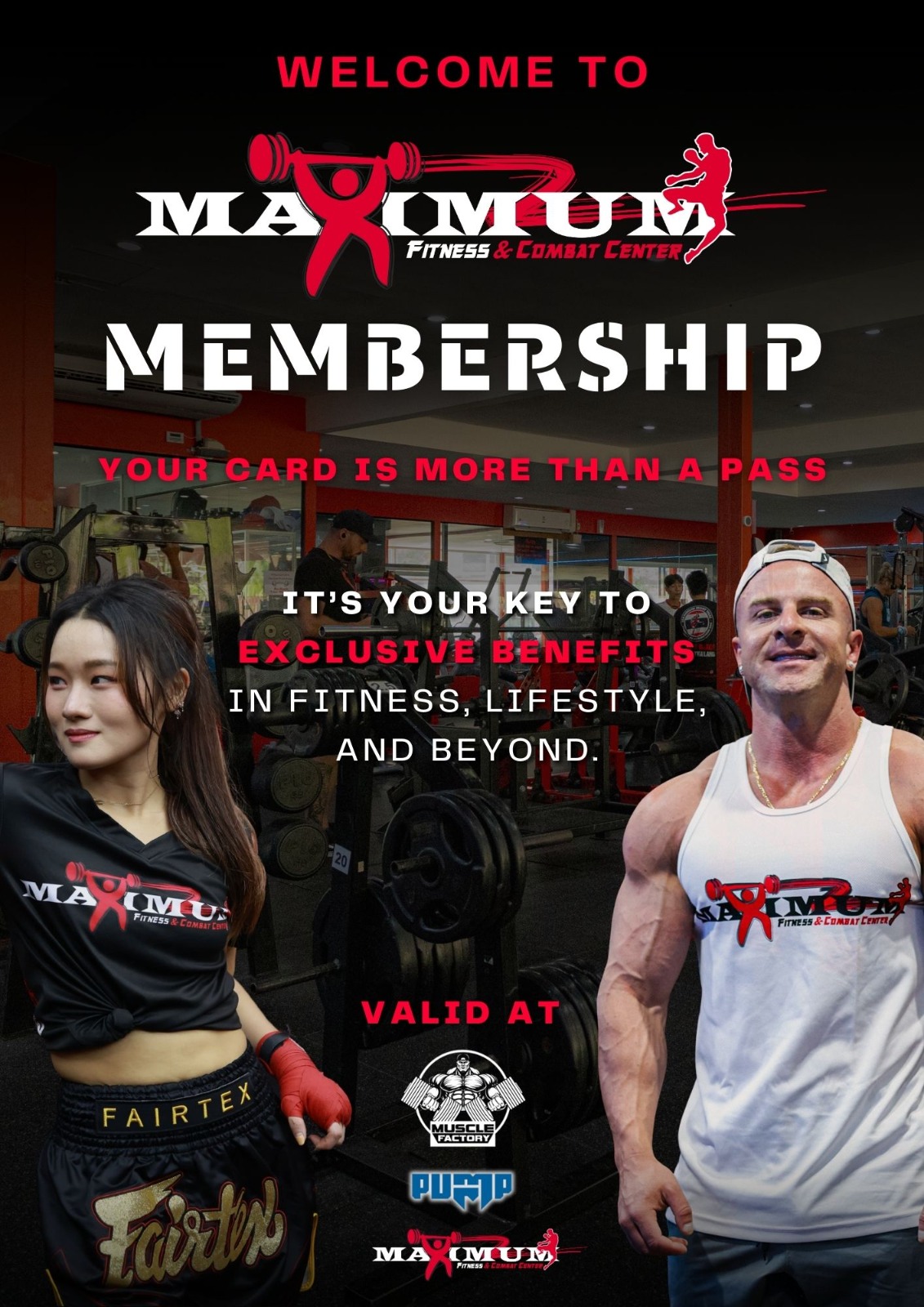 Maximum Fitness Phuket - Membership Perks - Multi-location access included