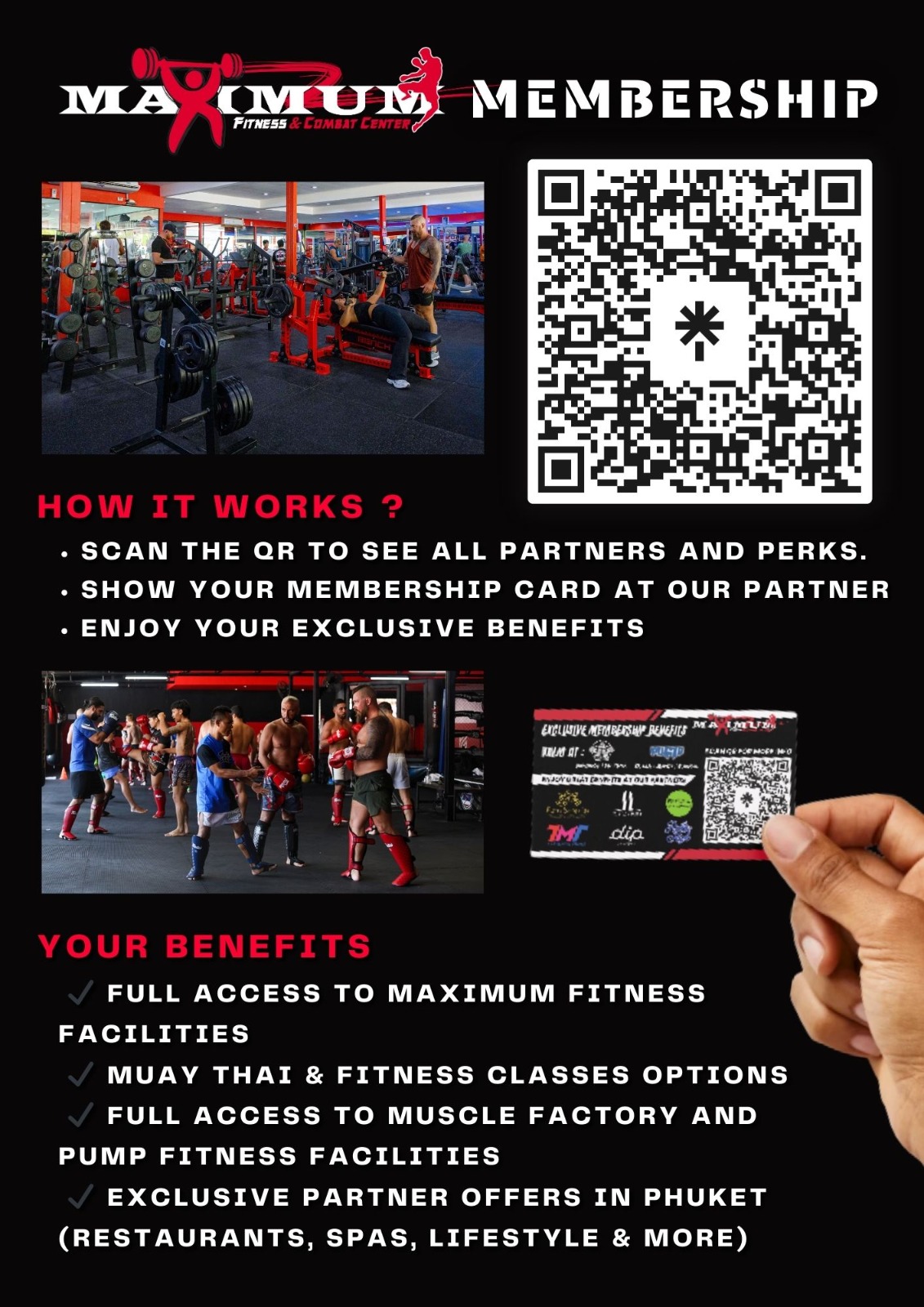 Maximum Fitness Phuket - Membership Perks - Multi-location access included